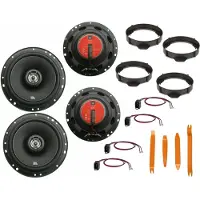 DSX JBL für Mercedes A Klasse W177 Bj 18-21 Boxen Set Tür vorne + Heck Bügel