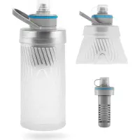 Markenlos Zusammenklappbarer Trinkwasserfilter - Outdoor Survival - 700 ml - Weiß