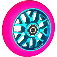 Fantic26 Spy7 Stunt-Scooter Rolle 110mm Abec11 Türkis/Pu Pink