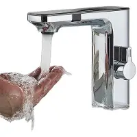 OEM Berührungslose Badezimmerarmatur, hohe Haltbarkeit, berührungsloser Sensor, Chrom