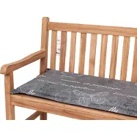 Kettler Auflage Gartenbank Bali 150 cm 2385 grau Schmetterlinge 150x50x6 cm KETTtex