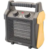 Bimar HP119, Elektrischer Raumheizlüfter, Keramik, Drinnen, Flur, Schwarz, Gelb, Drehregler