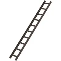 MUNK Günzburger Steigtechnik MUNK Aluminium Dachleiter 10 Sprossen braun