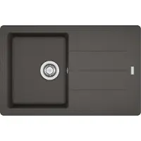 Franke Maris BFG 611-78 Einbauspüle Schiefergrau Fragranit für Unterschrank ab 45 cm, Drehknopf - INKL.
