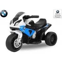 BOGI BMW S1000 Premium Modell mit Ledersitz Kindermotorrad Elektro Dreirad Kinder Polizei Motorrad