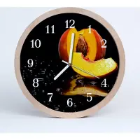 Tulup Holzuhr 30fi cm wanduhr - Pfirsich Küche