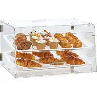 Vevor 2-stöckige Gebäck-Vitrine