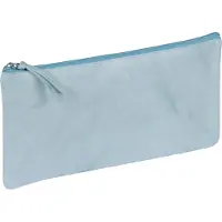 Clairefontaine 4x Flaches Schlampermäppchen 22x11cm Himmelblau 410178C