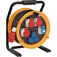 Brennenstuhl 1319110010 - Schwarz - Orange - Kunststoff - 230-400 V - 40 m - IP44 - 388 mm