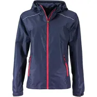James & nicholson Sportliche, funktionale Outdoorjacke navy/red, Gr. L