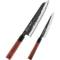 Xinzuo Hezhen - Messerset aus Verbundstahl 2-teilig - PM8S Retro Serie