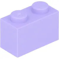 LEGO 50 Stück 3004 Stein Brick 1x2 Part Basic Steine 50 Lavendel