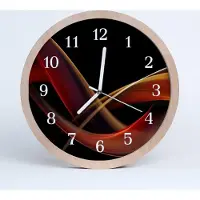 Tulup Holzuhr 30fi cm wanduhr - Abstrakte Kunst
