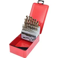 Ks Tools HSS-G Co 5 Spiralbohrer-Satz, Stahlblechkassette, 25-tlg, 1-13mm