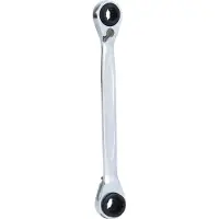 Ks Tools 4 in 1 GEARplus Doppel-Ratschenringschlüssel, umschaltbar, 8x9x10x11mm