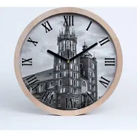 Tulup Holzuhr 25fi cm wanduhr - schwarze Spitzen - Krakau, Polen