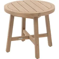Hespéride Runder garten-beistelltisch "papua" 55 x 50,8cm aus akazienholz -