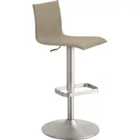Mayer Barstuhl Sitzmöbel 1212 45 x 47 x 79 cm Stahl chrom matt/taupe