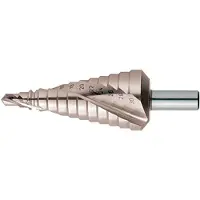 Slice FORMAT Universal-Stufenbohrer HSS spiralgenutet 7-40,5 mm, Länge:80,00 mm, Schaft-Ø h8:6 mm, Satzinhalt:nv