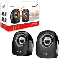 Genius -Lautsprecher SP-Q160 Iron Grey, 2.0, 6 W, USB-Netzteil, 3,5-Zoll-Buchse, schwarzgrau (31730027400)