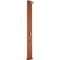 Gre Accessories Aluminium Quadratische Solardusche Mit Holzoptik