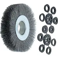 Lessmann Draht-Rundbürste Stahldraht 0,20 mm