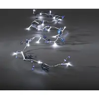 Konstsmide LED Dekolichterkette 20er Blau 1,7m Batteriebetrieben 3162-403