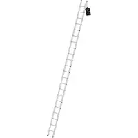 Proregal Sprossen-Anlegeleiter Germany | 22 Sprossen | Arbeitshöhe 6,90m | 350mm breit ohne Traverse | Traglast 150kg | Alu