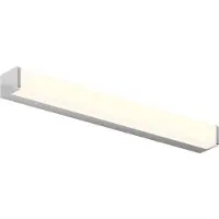 LINDBY Wandlampe Klea , chrom / silber, für Badezimmer, Aluminium, Modern, Wandleuchte, Wandlampe Bad