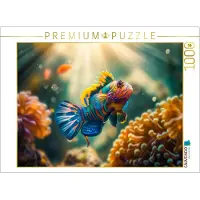 CALVENDO Puzzle Fische können nicht fliegen, aber sie können schwimmen - und das ist doch auch schon was | 1000 Teile Lege-Größe 64x48cm Foto-Puzzle für glückliche Stunden
