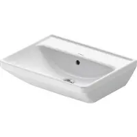 Duravit Waschtisch D-Neo 55x44cm, o. Hahnl., we, ÜL, Hahnloch, we