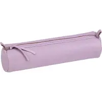 Clairefontaine 6x Schlampermäppchen gefärbtes Leder Ø5,5x22 cm lila 410149C