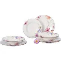 Villeroy & Boch Geschirr-Set "Tafel-Set Mariefleur Basic 12er Set bunt"