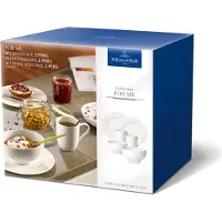 Villeroy & Boch Geschirr-Set "Frühstücks-Set For Me 6er Set weiß"