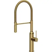 Quadron Küchenmixer Marilyn Q Line SteelQ goldener Standfuss (84818011)