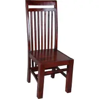 MiaMöbel Esszimmerstuhl Colombo 45x112x46 cm Kolonialstil Massivholz Akazie Walnuss