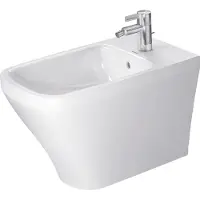 Duravit Stand-Bidet DURASTYLE m ÜL HLB 370x630mm 1 Hahnloch weiß WG weiß