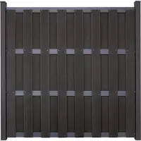 GROEN & JANSSEN Hauptelement GroJa Merano vormontiert ohne Pfosten Querriegel anthrazit 180 x 180 cm anthrazit