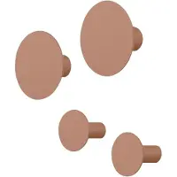 Blomus Handtuchhaken Ponto Mocha Mousse (4er Set)