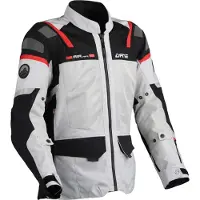 Dane Elec Sundby 2 Mesh Hellgrau Rot Textiljacke Größe 2XL