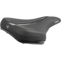 Velo Fit E1, Fahrradsattel, Unisex, Schwarz, Einfarbig