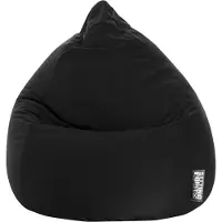 Sitting Bull Sitzsack BeanBag Easy XL 110 x 70 cm, Schwarz