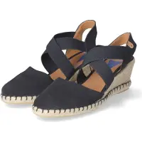 Verbenas Mila Sandalen Touwzool - Blauw - Maat 42