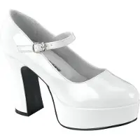 Funtasma MARYJANE-50 Damen Pumps von , Weiß , EU 37, US 7