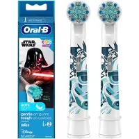 Oral-B Kids EB10 Star Wars – Ersatzbürsten für Kinder – 2 Stück – Extra weich – Für rotierende Zahnbürsten