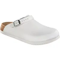 Birkenstock PHILADELPHIA SL Damen Herren Clog weiß Leder, Weite:Schmal, Größe:45