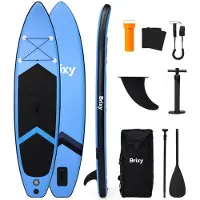 Brixy SUP Board – Aufblasbares Paddle Board – Komplettset – 305 cm – Max. 150 kg – Blau