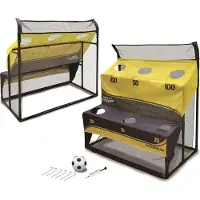 Inna Fußball Rebounder Netz Sports Kickback Fußballtraining Trainingsrahmen Fußballtor 2W1