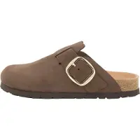 Piece of Mind Comfort Clogs Ergonomisches Fußbett, pflanzlich gegerbtes Nubuk Leder, Äußerst bequemes Laufen