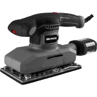 Graphite Vibrationsschleifer 380W, Gestell 115x230 mm, Drehzahl 7000-13000 min⁻¹, Oszillationsamplitude 1mm, Schleifpapier 115 x 280 mm, Masse 1,98 kg, Zubehör: Schleifpapier, Staubbehälter